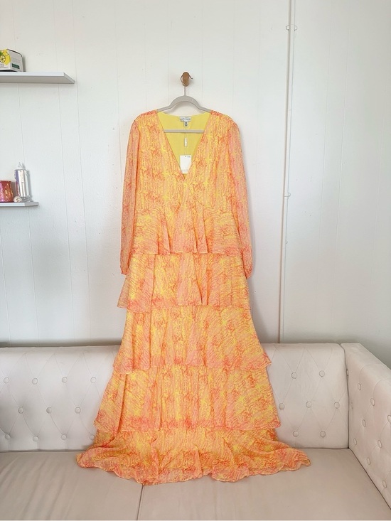 Pretty Lavish Dresses & Skirts - Pretty Lavish Curve Tiered Ruffle Maxi Dress NWT Size US 20